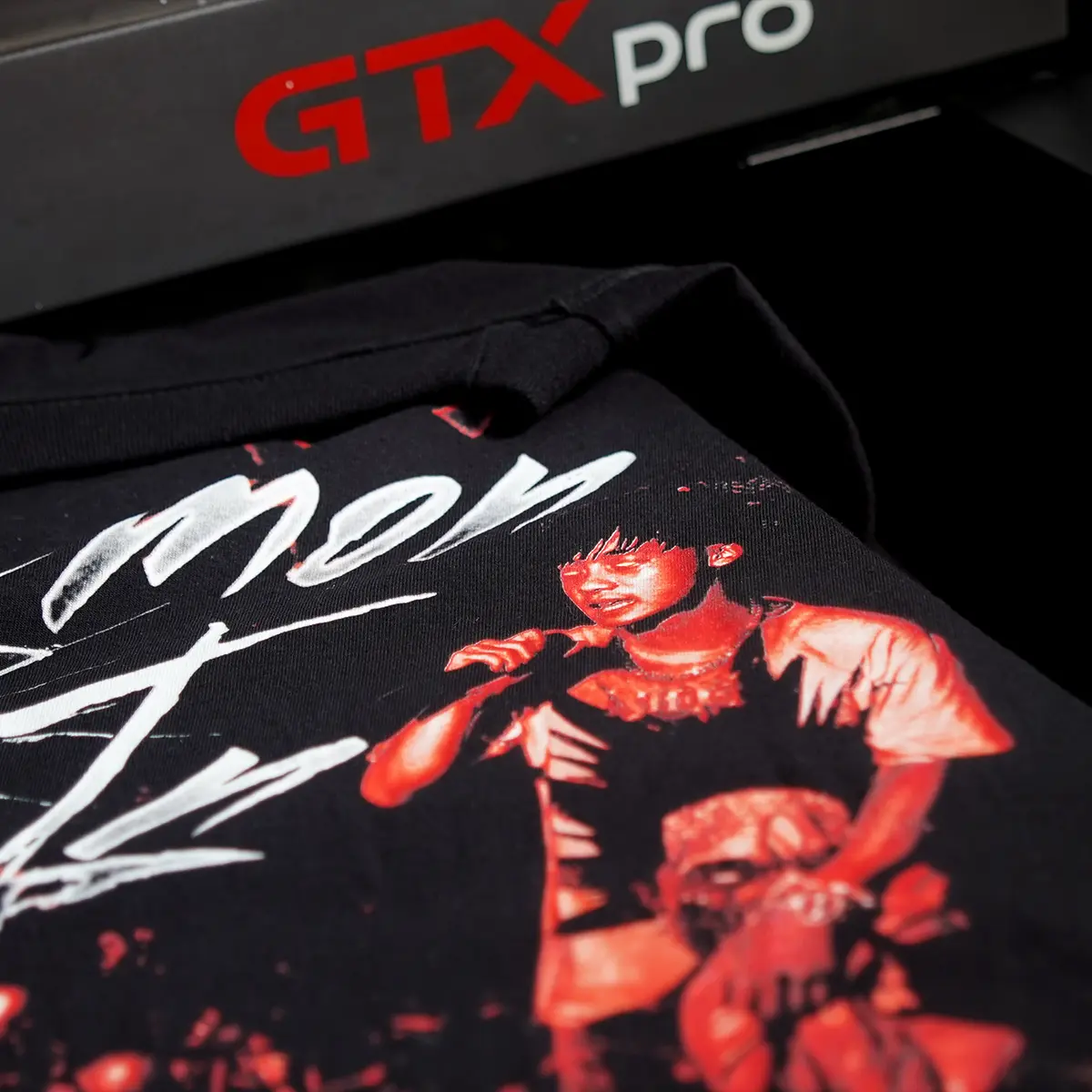 ผลิตเสื้อช็อป ตัวอย่างงานสกรีนเสื้อ DTG
