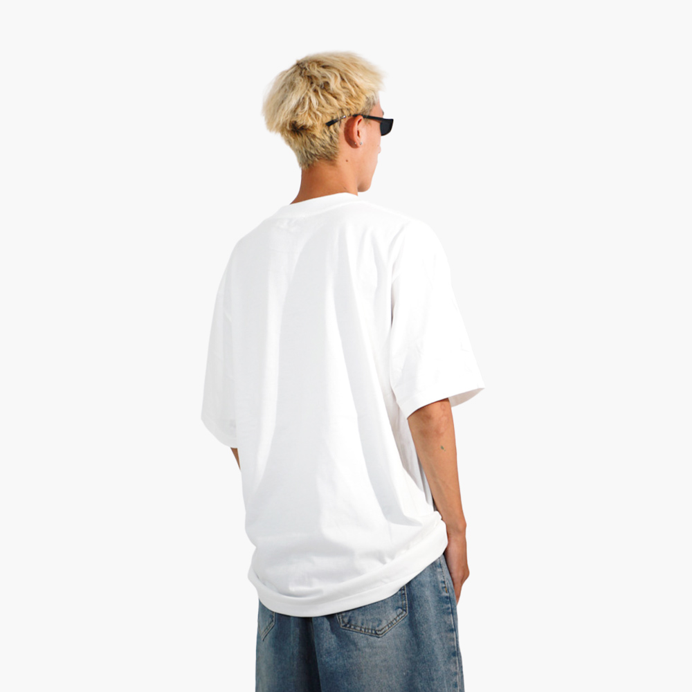 รับสกรีนเสื้อ ระนอง รูปคนใส่เสื้อจริง รุ่น SAVAGE OVERSIZE